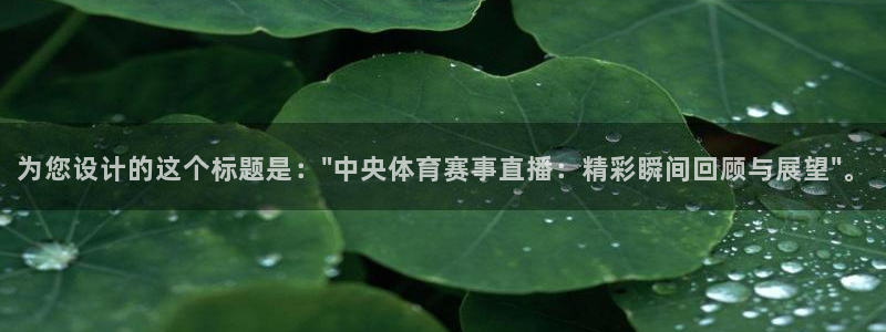 玩球直播看球直播：为您设计的这个标题是：\