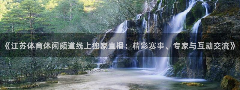 玩球直播nba直播在线直播：《江苏体育休闲频道线上独家直播：精彩赛事、专家与互动交流》